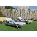 Luxe Poly Rattan Resistant aux UV Sun Lounger Resort Jardin Meubles extérieurs